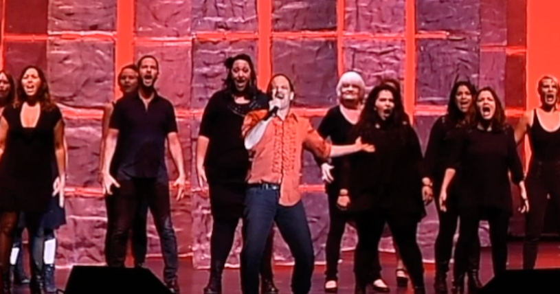 "Gimme Shelter/The End" - Jason Paige with the Urban Lights Choir
